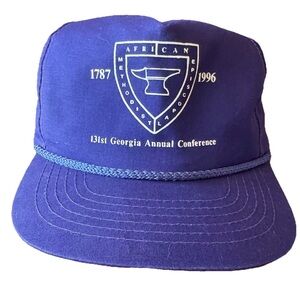 African Methodist Conference Snspback Rope  Hat From 96 Georgia Conference VTG